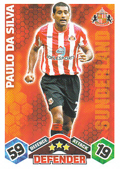 Paulo Da Silva Sunderland 2009/10 Topps Match Attax #278A